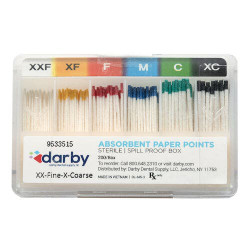 Absorbent Paper Points, , Assorted, 200/Box