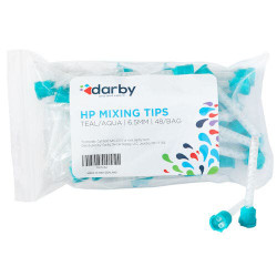 HP Mixing Tips, I.O. Tips and Gun, Mixing Tips, 6.5 mm, 48/Pkg, Blue, DPD-255