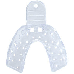 House Brand Clear Impression Trays, #6 Small Lower, 12/Pkg