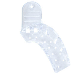 House Brand Clear Impression Trays, #7 Quad Upper R / Lower L, 12/Pkg