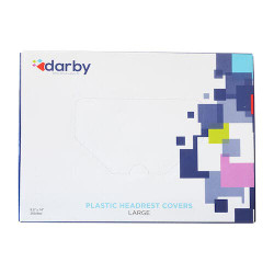 Plastic Headrest Covers, , 9.5" x 14", 250/Box, Large