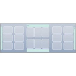 Pocket X-Ray Mounts, Masked Pocket, 12H-6V, 100/Pkg., TP218