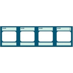 Pocket X-Ray Mounts, Masked Pocket, 1H, 100/Pkg., TP21-4