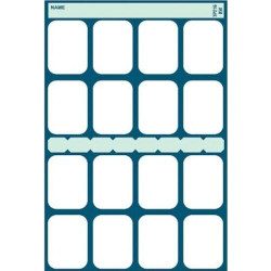 Pocket X-Ray Mounts, Masked Pocket, 16H, 100/Pkg., TP216BW