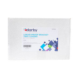 Liquid-Proof Bracket Tray Covers, White, 8 1/2" x 11", 500/Box