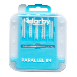 Parallel Fiber Posts, Size 4 Kit, 1.5mm, 10 Parallel Posts, 1 Drill