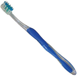 Adult Compact Head Toothbrush, Compact Head, 34 Tufts, 72/Box, Assorted