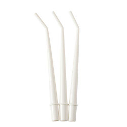 Disposable Surgical Aspirator Tips 6.5" Long 1/8" Diameter 25/Pkg White Standar
