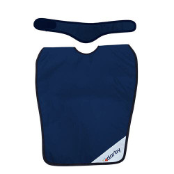 X-Ray Pano Apron with Removable Collar, Adult, Leadfree 0.25 LE, Navy Blue