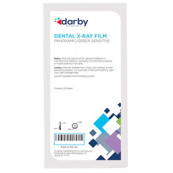 Panoramic X-Ray Film, TXG 512, 5" x 12", 50/Box, Green