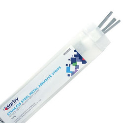 Steel Abrasive Strips, Fine Grit, 1S, 4mm, 12/Pkg