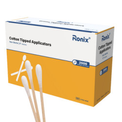 Cotton Tipped Applicators, 6", 1000/Box