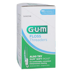 GUM Eez-Thru Floss Threader 5/Envelope 100/Pk