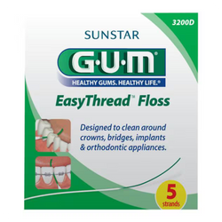 GUM EasyThread Floss Threader Sample Pack 5/Package 100/Bx