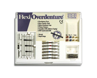 Flexi-Overdenture Titanium Attachment (4) (For Indirect/Coping & Direct/Non-Coping Technique)