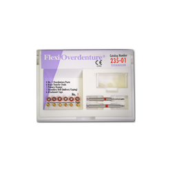 Flexi-Overdenture Titanium Refills-Red/Size 1