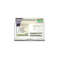 Flexi-Overdenture Titanium Refills (For Direct/Non-Coping Technique)-Green/Size 3