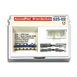 EDS' Accesspost Stainless Steel Refills For Indirect/Coping Technique-Blue/Size 2