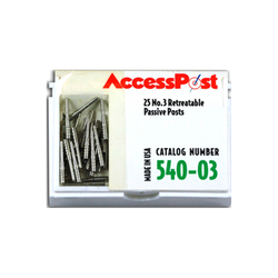 EDS' Accesspost Stainless Steel Economy Refill Kit-Green/Size 3