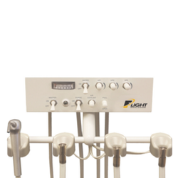 Flight Under Cabinet Mount Rear Delivery - 3HP + Syringe + Vacuum Package (HVE + SE)