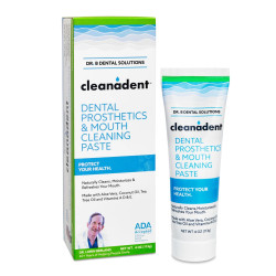 Cleanadent Denture & Gum Cleansing Paste Cleanadent Denture & Gum Cleansing Paste, 4 oz. (Dr. B Dental Solutions - CP-004) - exp. 06/2026