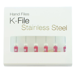 Stainless Steel K Hand Files, Length 31mm, 6/Pack