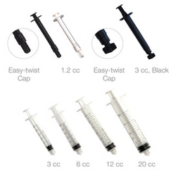 Luer-Lock Endo Irrigation Syringes, 6 cc