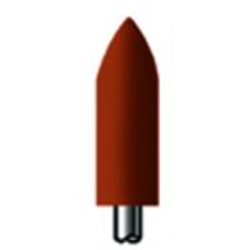 Brownie Polishers, RA, Pre-Polishing, 12/Pack, Pointed Cylinder, Size #0282-RA, ISO #050