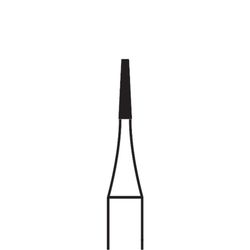 Robot Carbide Cutter Burs, HP, Crosscut, 6 Blade Staggered Toothing, # 33, 0.9 mm Diameter, 4.2 mm Length, 6/Pkg