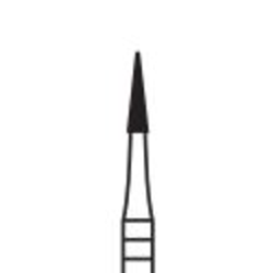 Robot Carbide CTF-FG Finishing Burs, FG, 3/Pack, 30 Blade, # 133UF, 1.0 mm Diameter, 4.2 mm Length