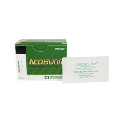NeoBurr Sterile Carbide Bur Operative Friction Grip 1/2, 50/Pack