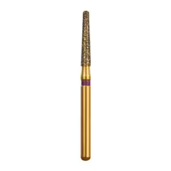 NeoDiamond Diamond Bur Friction Grip Fine Round End Taper 856-016F, 25/Pack