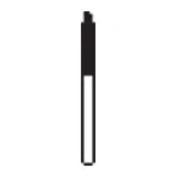 Microcopy Diamond Bur Friction Grip Coarse 1514.7C, 25/Pack