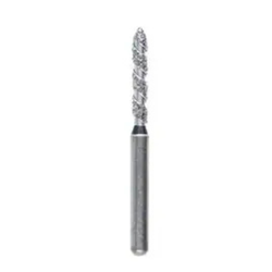 NeoDiamond Diamond Bur FG Coarse Spiral Beveled Cylinder 8813.8C, 25/Pack