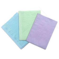 Premium Bibs Blue 3Ply 13" x 18" 500/Box