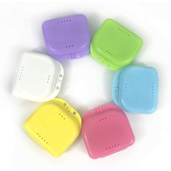 Ortho Retainer Boxes Assorted Colors 3/4" Deep 12/bg.