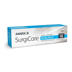 Sterile Disposable Scalpel #15 10/Box