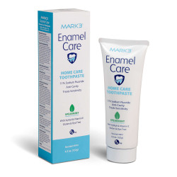 Enamel Care 1.1% Sodium Fluoride Anti-Cavity Toothpaste RX only 4.3oz. Spearmint