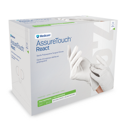 AssureTouch React Sterile Polyisoprene Surgical Gloves, 50 Pairs/Box