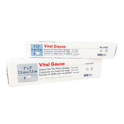 Vital Gauze Non Woven Non Sterile Sponge, 2"x2", 8000/Case