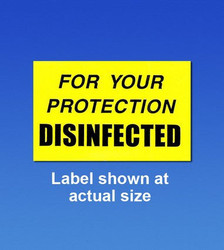 Disinfected Sticker250/roll