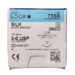 Sutures 3/0 Silk C-16 795B (LOOK) - exp. 12/2026