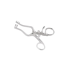 Weitlaner Retractor, 4-3/8, 2 X 3 Teeth, Blunt