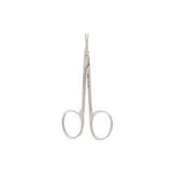 Aebli Corneal Scissors 4, Angled On Flat, Left