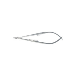 Castroviejo Needle Holder 5-1/2, STR, SERR Jaws, TC