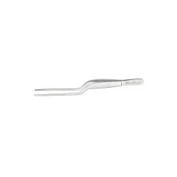 Lucae Ear Forceps 5-3/8, Bayonet, Serrated Tips