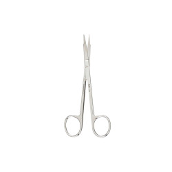 Goldman-Fox Scissors, 5-1/8, CVD, 1 Serrated Blade