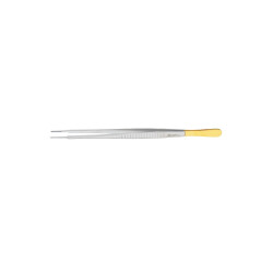 Evans Dressing Forceps 10, TC, Cross Serrated Tip