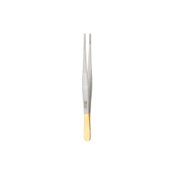 Dressing Forceps, 6-1/4, TC, Cross Serrated Tips