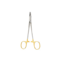 Baumgartner Needle Holder 5-3/4, TC, Serrated Jaws